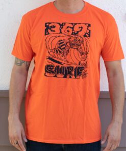 369 Surf Zombie Orange T Shirt