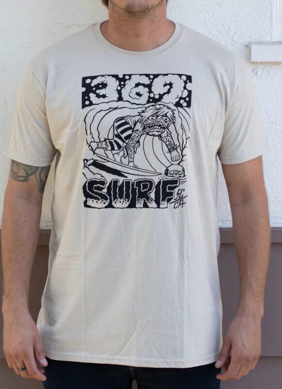 369 Surf Zombie White T Shirt