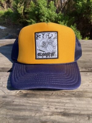 369 SURF Zombie Trucker Patch Hat Maroon/Yellow
