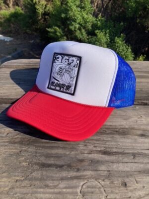 369 SURF Zombie Trucker Patch Hat Red/White/Blue