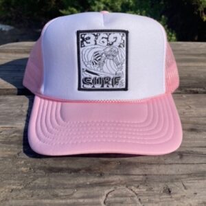369 SURF Zombie Trucker Patch Hat Pink