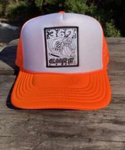 369 Surf Zombie Trucker Patch Hat Orange