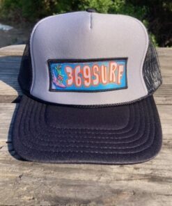 369 SURF GFA Trucker Patch Hat Black/Grey