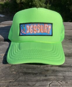 369 surf zombie patch trucker hat