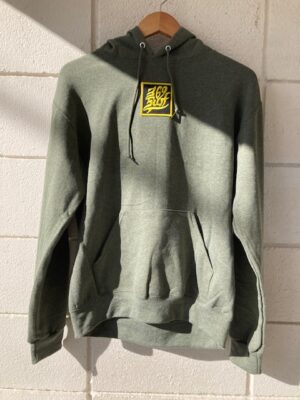 369 SURF Single Fin Hoodie Army Green Size  Large