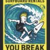 Breakdown Sticker 369 Surf Shop San Clemente, CA