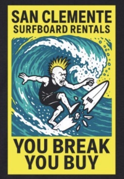 Breakdown Sticker | 369 Surf Shop San Clemente. CA