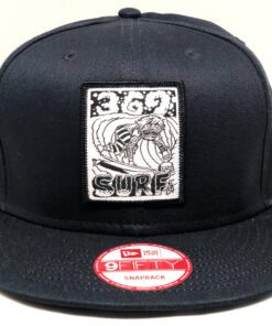 New Era 369 Surf Zombie Snapback Hat Black/White