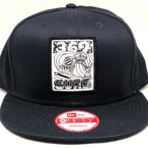 New Era 369 Surf Zombie Snapback Hat Black/White