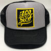 369 Surf Single Fin Patch Trucker Hat Black/Grey/Gold