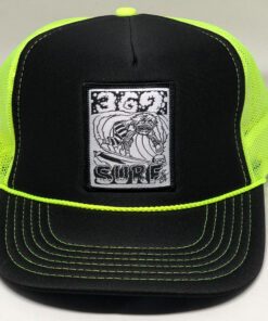 369 Surf Zombie Trucker Hat Black/Neon/White