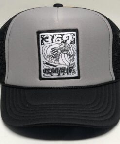 369 Surf Zombie Trucker Hat Black/Grey/White