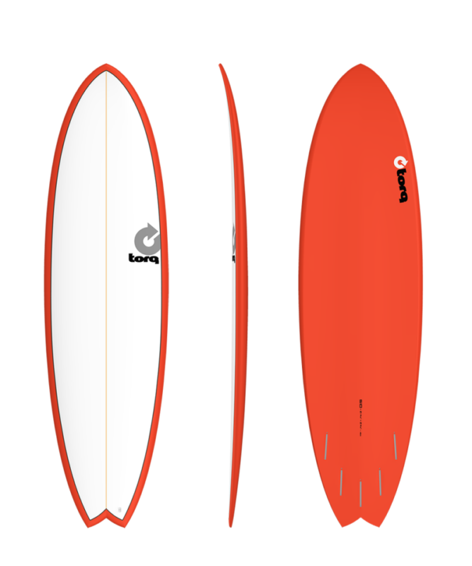 Torq Surfboards 6'10 MOD FISH RED 369 SURF