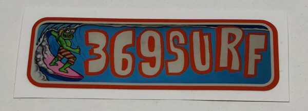369 Surf Goofy 2 Sticker
