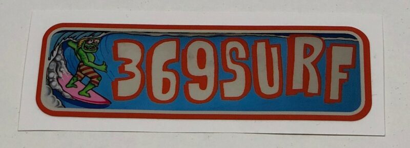 369 Surf Shop Goofy Sticker