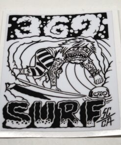 369 Surf Zombie Sticker